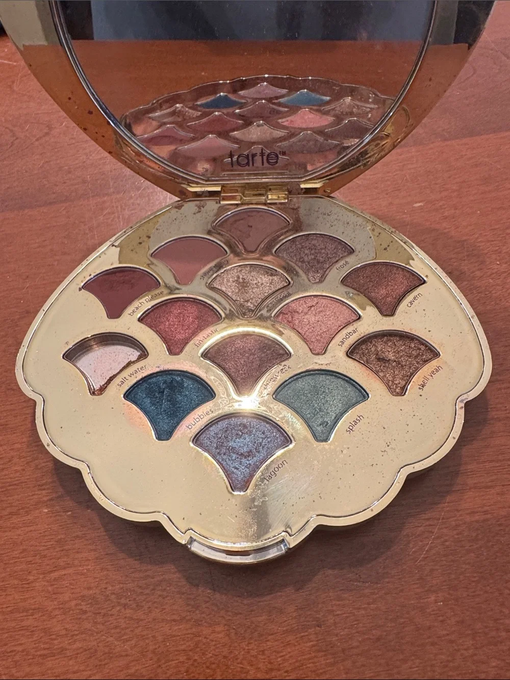 tarte Iridescent Mermaid Blue-Green Shell Eyeshadow